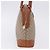 Céline Borsa a mano CELINE Macadam PVC Pelle Beige Tono Oro Auth ka6244A - vista 4
