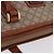 Céline Borsa a mano CELINE Macadam PVC Pelle Beige Tono Oro Auth ka6244A - vista 6
