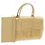 Sac à main BOTTEGA VENETA en laine beige Auth 203144M
