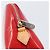 LOUIS VUITTON Monogram Vernis Pochette Cosmetic PM Pouch Red M90172 Auth ar14182 Rosso - vista 17