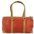 Borsa GUCCI Suede Orange Tono Oro 000 0851 Auth SW2761 Arancione - vista 2