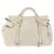 Borsa a mano Miu Miu con fiocco laterale in pelle 2way White Gold Auth am12582V Bianco D'oro - vista 2