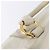 Borsa a mano Miu Miu con fiocco laterale in pelle 2way White Gold Auth am12582V Bianco D'oro - vista 23