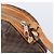 Céline Bolsa de Ombro CELINE Macadam Canvas PVC Leather Brown Gold Auth 202674 Marrom Dourado - vista 22