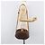 Céline Bolsa de Ombro CELINE Macadam Canvas PVC Leather Brown Gold Auth 202674 Marrom Dourado - vista 29
