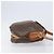 Céline Bolsa de Ombro CELINE Macadam Canvas PVC Leather Brown Gold Auth 202674 Marrom Dourado - vista 3