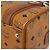 MCM Logogram Vicetos Boston Bag PVC Leder Braun Gold Auth 204458A Golden - Ansicht 15