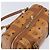 MCM Logogram Vicetos Boston Bag PVC Leder Braun Gold Auth 204458A Golden - Ansicht 6
