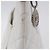 CHANEL Tote Bag Kaviarleder Standard Weiß Silber CC Auth 204728 - Ansicht 15