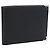 CARTIER Bifold Wallet Leather Black Silver Auth ki6832V Silvery