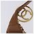 Borsa a tracolla CHANEL Pelle Caviar Marrone Oro CC Auth 203890 D'oro - vista 20