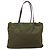 Borsa Tote PRADA Nylon Khaki Silver Auth 201463 Argento Cachi - vista 2