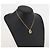 Collana Christian Dior metallo Gold Tone Auth 204947 - vista 14