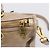 Borsa a Mano Miu Miu Vitellolux 2way Beige Gold Auth 204430V D'oro - vista 19