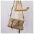 Borsa a Mano Miu Miu Vitellolux 2way Beige Gold Auth 204430V D'oro - vista 28