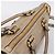 Borsa a Mano Miu Miu Vitellolux 2way Beige Gold Auth 204430V D'oro - vista 6