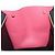 Céline Borsa a mano CELINE Trapeze in pelle 2way Beige Gold Auth 203653 D'oro - vista 23