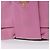 Borsa a tracolla PRADA Ribbon in pelle Nero Rosa Auth 199439V - vista 2