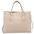 BALENCIAGA Borsa a mano Paper Mini in pelle 2way Grigio Argento 357333 Auth 204084V Marrone - vista 2