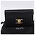 Céline Borsa a tracolla con catena CELINE Triomphe in pelle nera e tono oro Auth ka6199SAM Nero - vista 12