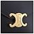 Céline Borsa a tracolla con catena CELINE Triomphe in pelle nera e tono oro Auth ka6199SAM Nero - vista 18
