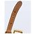 Bracciale PRADA in pelle marrone tono oro Auth ar14250V - vista 10