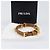 Bracciale PRADA in pelle marrone tono oro Auth ar14250V - vista 12