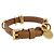 Bracciale PRADA in pelle marrone tono oro Auth ar14250V - vista 13