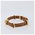 Bracciale PRADA in pelle marrone tono oro Auth ar14250V - vista 4