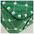 VALENTINO Rockstuds Schultertasche mit Kette aus Leder Grün Weiß Auth 202800V - Ansicht 17