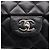 Borsa a tracolla CHANEL Matelasse 30 Chain in pelle d'agnello nera e argento CC Auth yk20928V Nero - vista 17