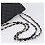 Borsa a tracolla CHANEL Matelasse 30 Chain in pelle d'agnello nera e argento CC Auth yk20928V Nero - vista 7