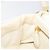 MARNI Prisma Shoulder Bag Leather White Gold Tone Auth 204613A - view 22