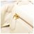 MARNI Prisma Shoulder Bag Leather White Gold Tone Auth 204613A - view 23