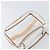 Necessaire Burberrys Vanity Cosmetic Pouch Vinyl Clear Silver Auth 203681A Argento - vista 11