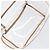 Necessaire Burberrys Vanity Cosmetic Pouch Vinyl Clear Silver Auth 203681A Argento - vista 12