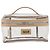 Necessaire Burberrys Vanity Cosmetic Pouch Vinyl Clear Silver Auth 203681A Argento - vista 13