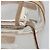 Necessaire Burberrys Vanity Cosmetic Pouch Vinyl Clear Silver Auth 203681A Argento - vista 15