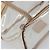 Necessaire Burberrys Vanity Cosmetic Pouch Vinyl Clear Silver Auth 203681A Argento - vista 16