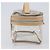 Necessaire Burberrys Vanity Cosmetic Pouch Vinyl Clear Silver Auth 203681A Argento - vista 4