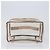 Necessaire Burberrys Vanity Cosmetic Pouch Vinyl Clear Silver Auth 203681A Argento - vista 5