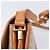 16 Céline CELINE Macadam Canvas Schultertasche PVC Beige Gold Auth 201484A Golden - Ansicht 19