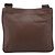 Borsa a tracolla PRADA in pelle Taurillon Marrone Argento Auth am12669V - vista 2