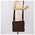 Borsa a tracolla PRADA in pelle Taurillon Marrone Argento Auth am12669V - vista 25