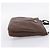 Borsa a tracolla PRADA in pelle Taurillon Marrone Argento Auth am12669V - vista 4