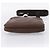 Borsa a tracolla PRADA in pelle Taurillon Marrone Argento Auth am12669V - vista 5