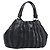 PRADA Crimson Handtasche aus Leder Schwarz Silber authentisch 204098V