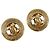 CHANEL Ohrringe Metall Goldfarben CC Auth 204143V