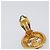 CHANEL Ohrringe Metall Goldfarben CC Auth 204143V - Ansicht 11
