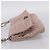 Bolsa de Ombro Miu Miu Matelassé em Couro Rosa Prateada Autêntica ka6197V Prata - vista 3